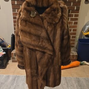 Elegant Brown Teddy Jacket